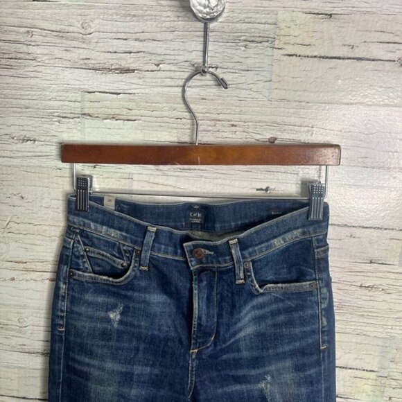 Citizens of Humanity Rocket Ankle Skinny Jeans 26 distressed high rise - Picture 3 of 9